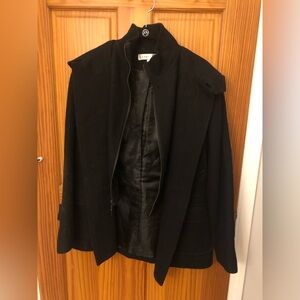 Larry Levine Hooded Peacoat